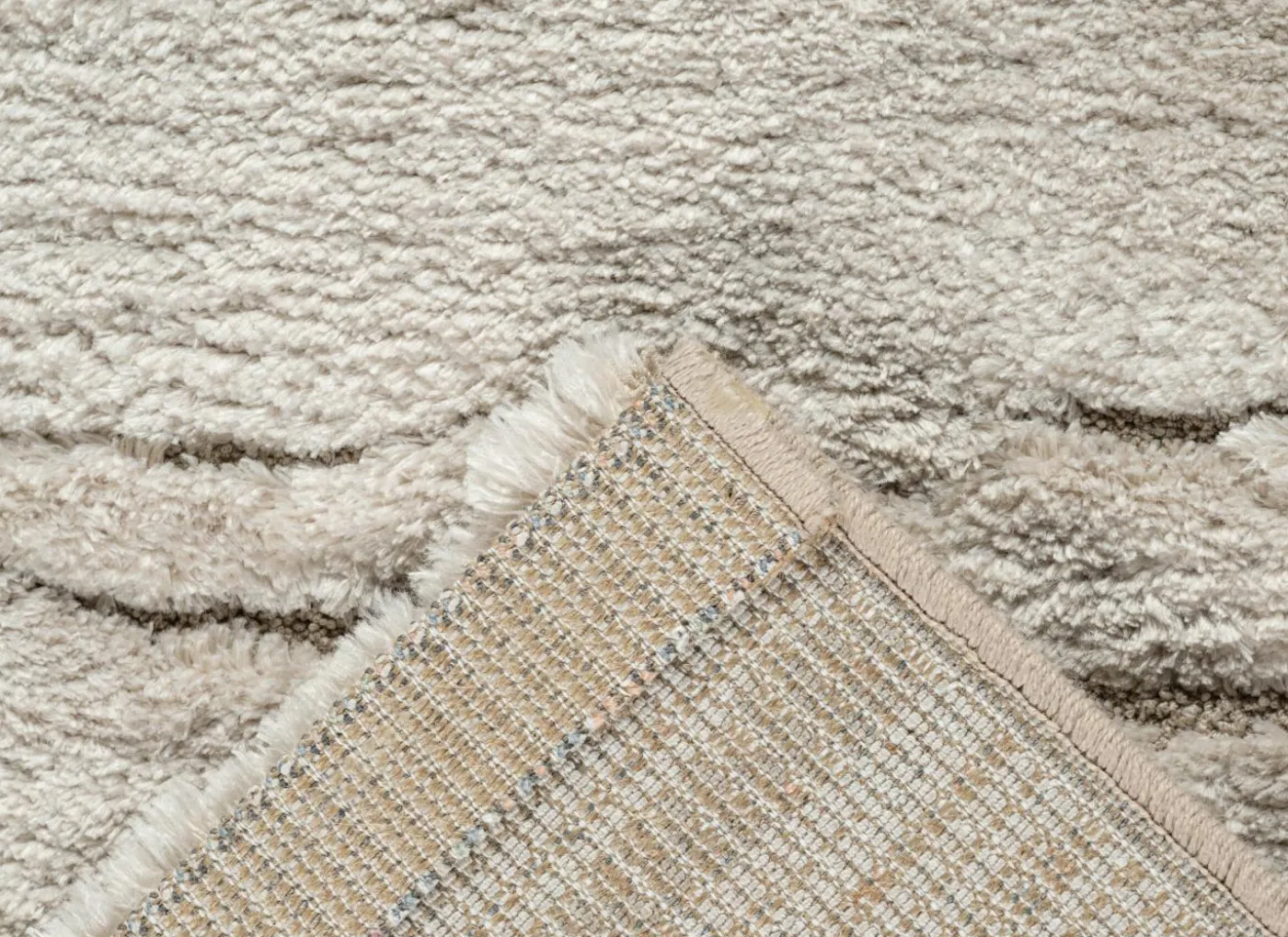 Tapijt Madagaskar 133x195cm - polyestervezel - beige