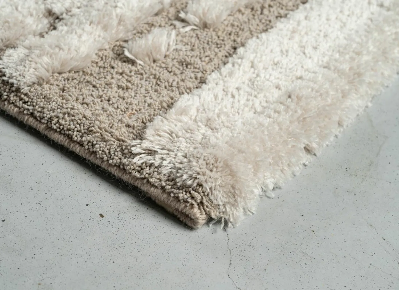 Tapijt Madagaskar 133x195cm - polyestervezel - beige