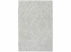 Tapijt Madagaskar 160x230cm - polyestervezel - lichtgrijs