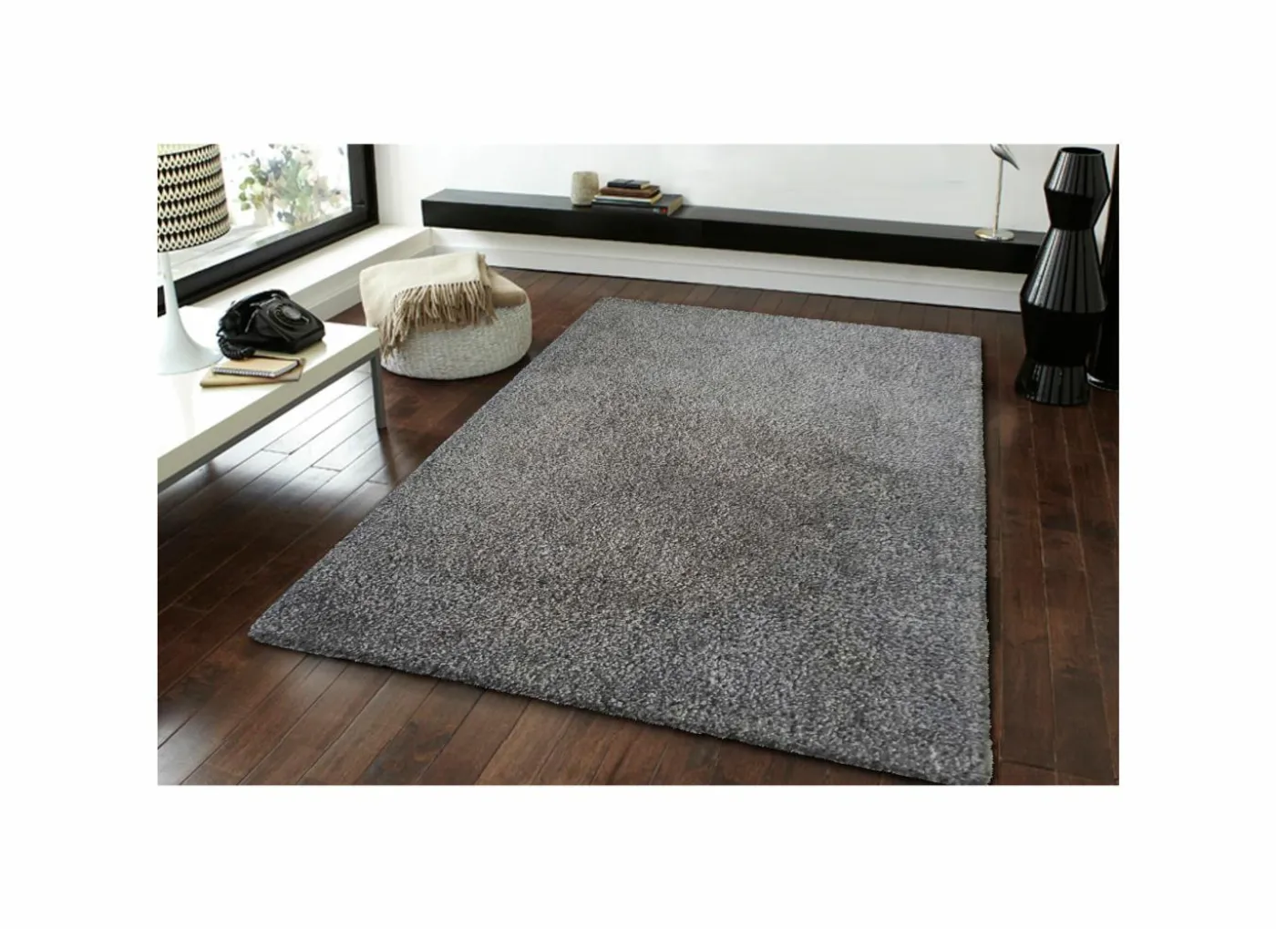 Tapijt Maori 160x230cm - microvezel - grijs