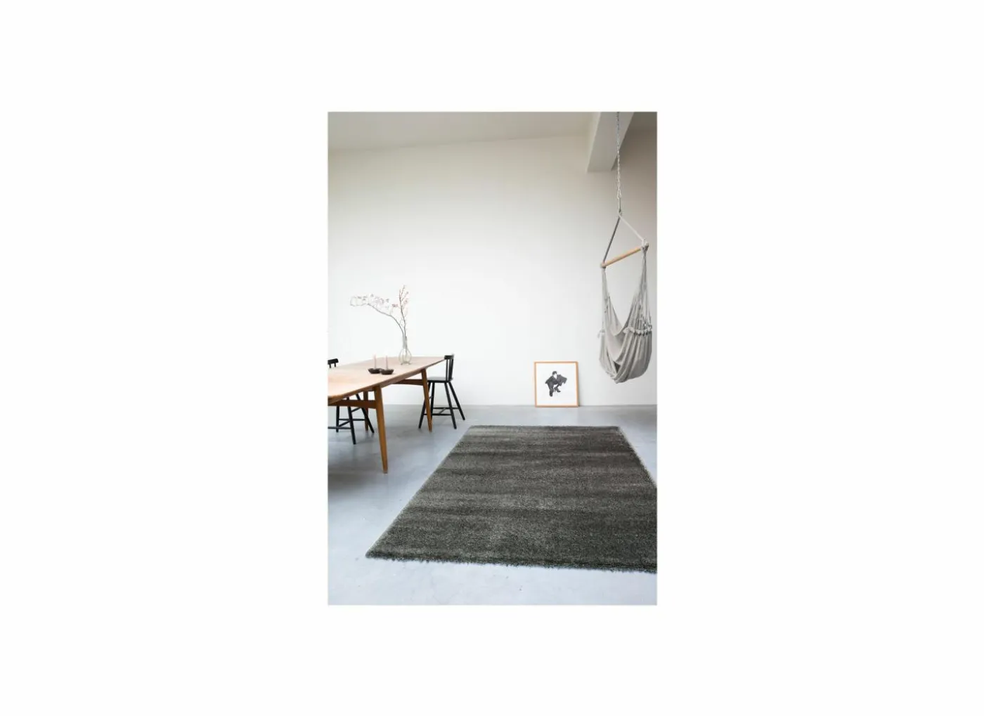 Tapijt Spirit 200x290cm - polyestervezel - donkergrijs