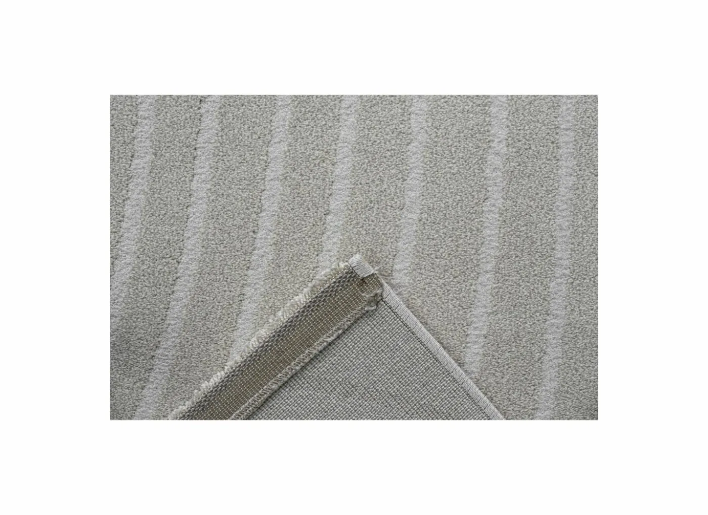 Tapijt Trevos 133x195cm - polyestervezel - beige & wit
