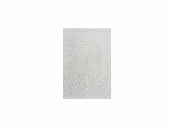 Tapijt Trevos 200x290cm - polyestervezel - beige & wit
