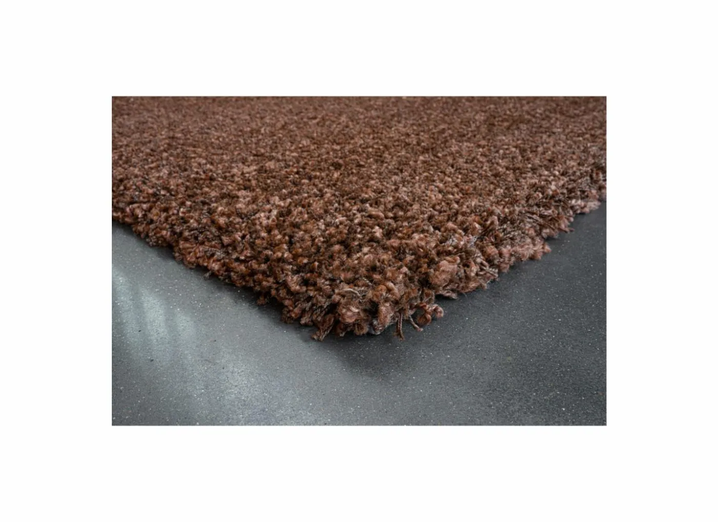 Tapijt Twister 200x200cm - polypropyleen - bruin & roest