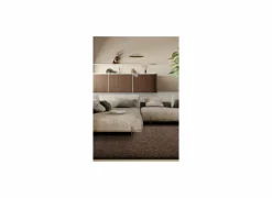 Tapijt Twister 200x250cm - polypropyleen - bruin & roest