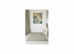Tapijt Twister 160x160cm - polypropyleen - linnen