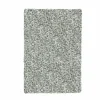 Tapijt Twister 80x230cm - polypropyleen - wit & zilver