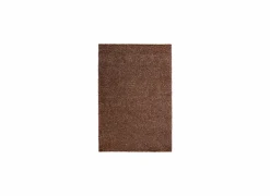 Tapijt Twister 65x130cm - polypropyleen - bruin & roest