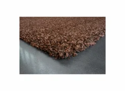 Tapijt Twister 65x130cm - polypropyleen - bruin & roest