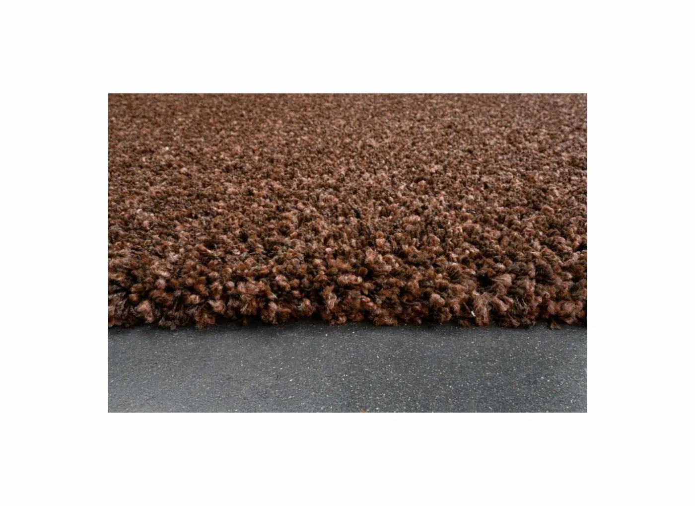 Tapijt Twister 65x130cm - polypropyleen - bruin & roest