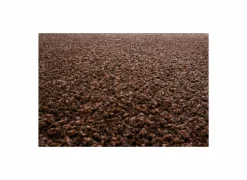 Tapijt Twister 80x150cm - polypropyleen - bruin & roest