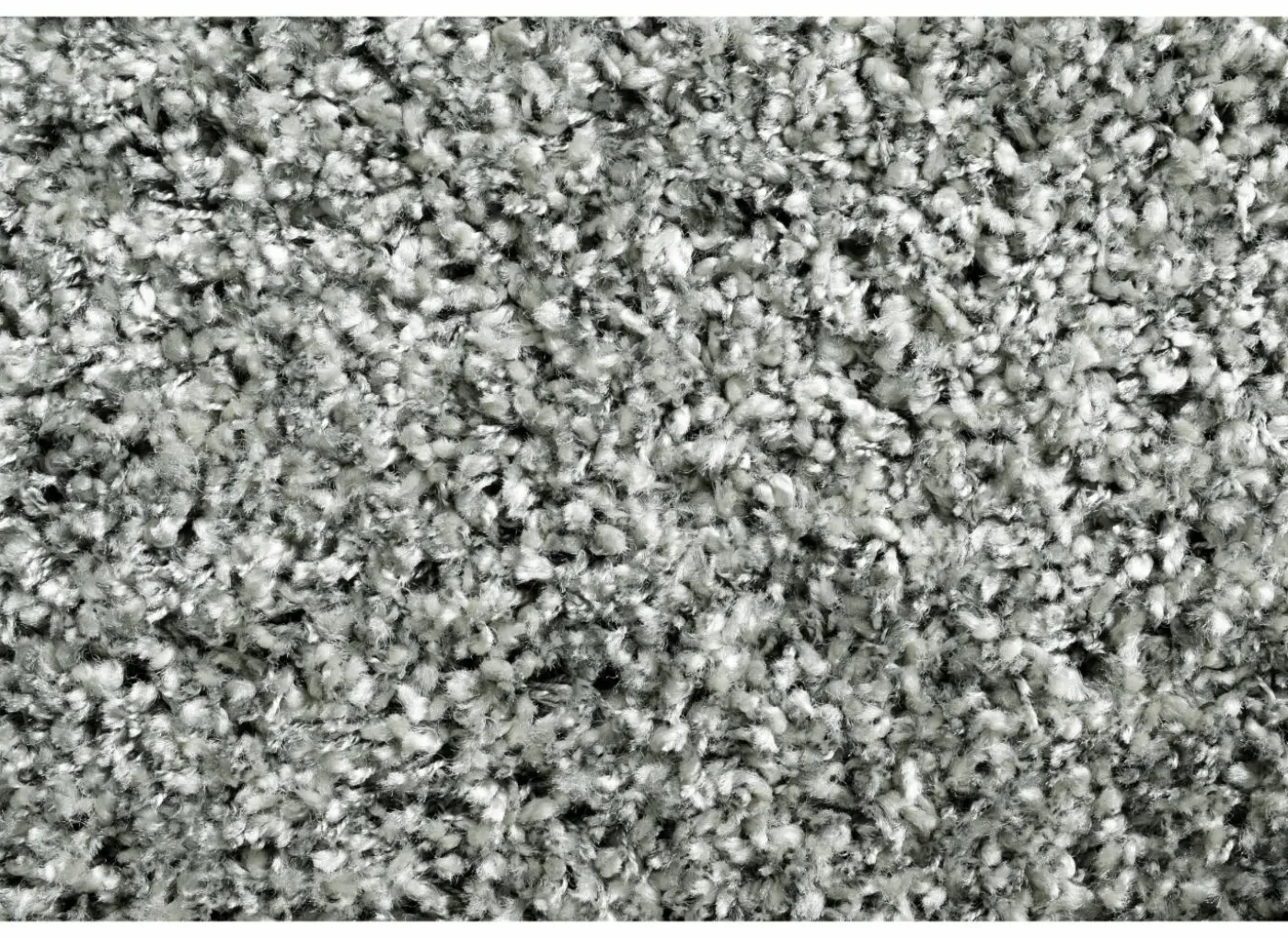Tapijt Twister 65x130cm - polypropyleen - zilver