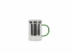 Theebeker  43cl - glas - groen & transparant