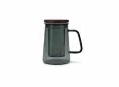 Theeglas Luma 63cl - glas - grijs & naturel
