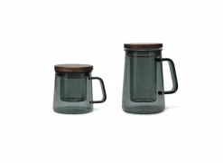 Theeglas Luma 63cl - glas - grijs & naturel
