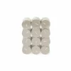 Theelichtjes Mindful Morning 4,5u grijs, 24 stuks