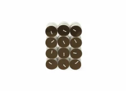 Theelichtjes Twinkling Touch 4,5u bruin, 24 stuks