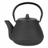Theepot 1L - gietijzer - donkergrijs