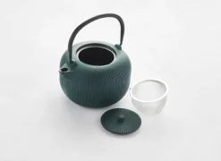 Theepot 1L - gietijzer - forest green