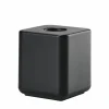 Tissuebox 13x13cm - ABS - zwart