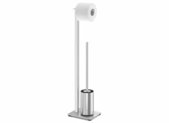 Toiletbutler Carvo zilver