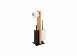 Toiletbutler Lesina zwart naturel