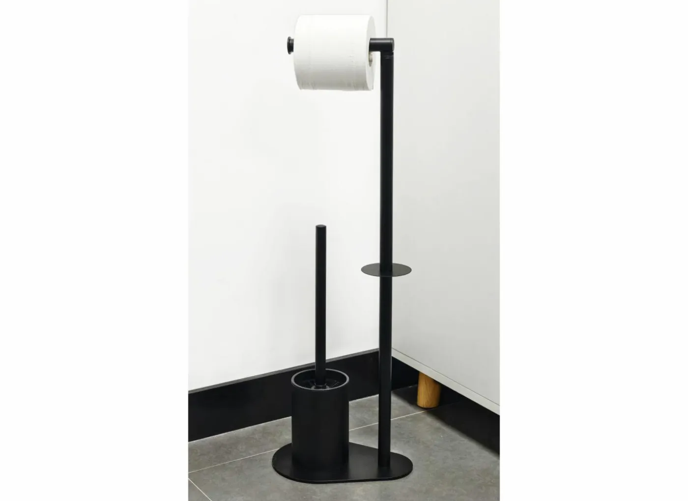 Toiletbutler Vasa mat zwart