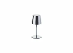 Tuinlamp Xaana  Ø11x37cm - metaal - satin nickel