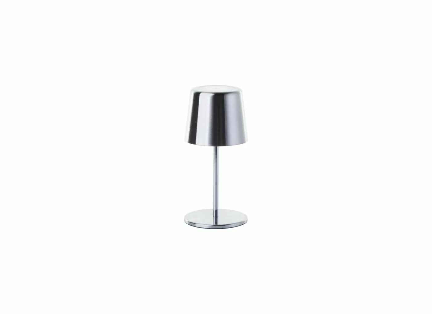 Tuinlamp Xaana Ø11x37cm - metaal - satin nickel