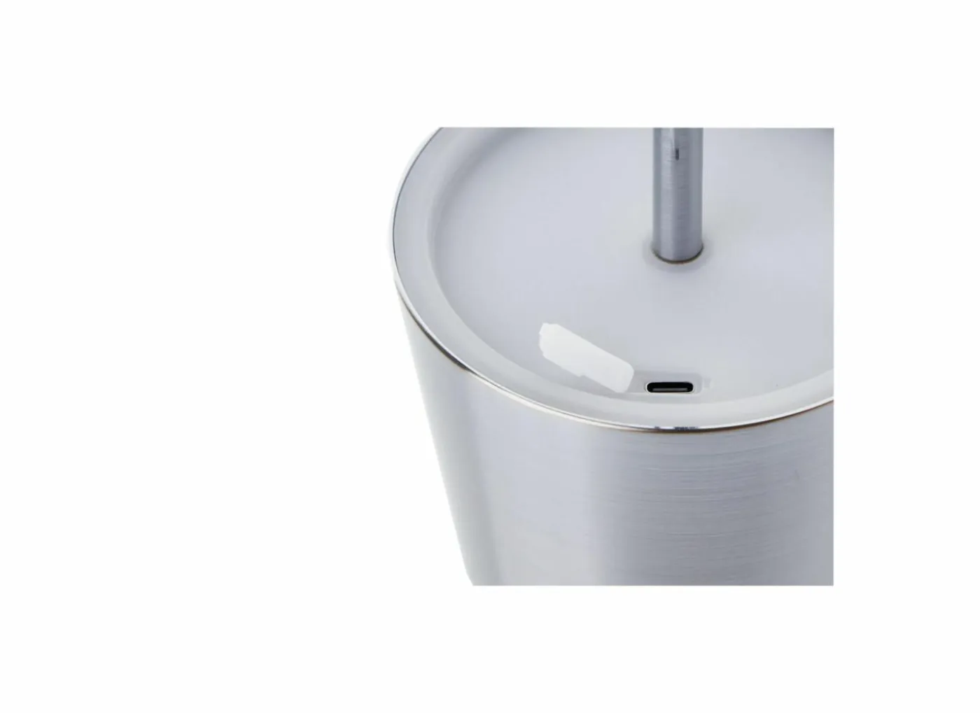 Tuinlamp Xaana Ø11x37cm - metaal - satin nickel