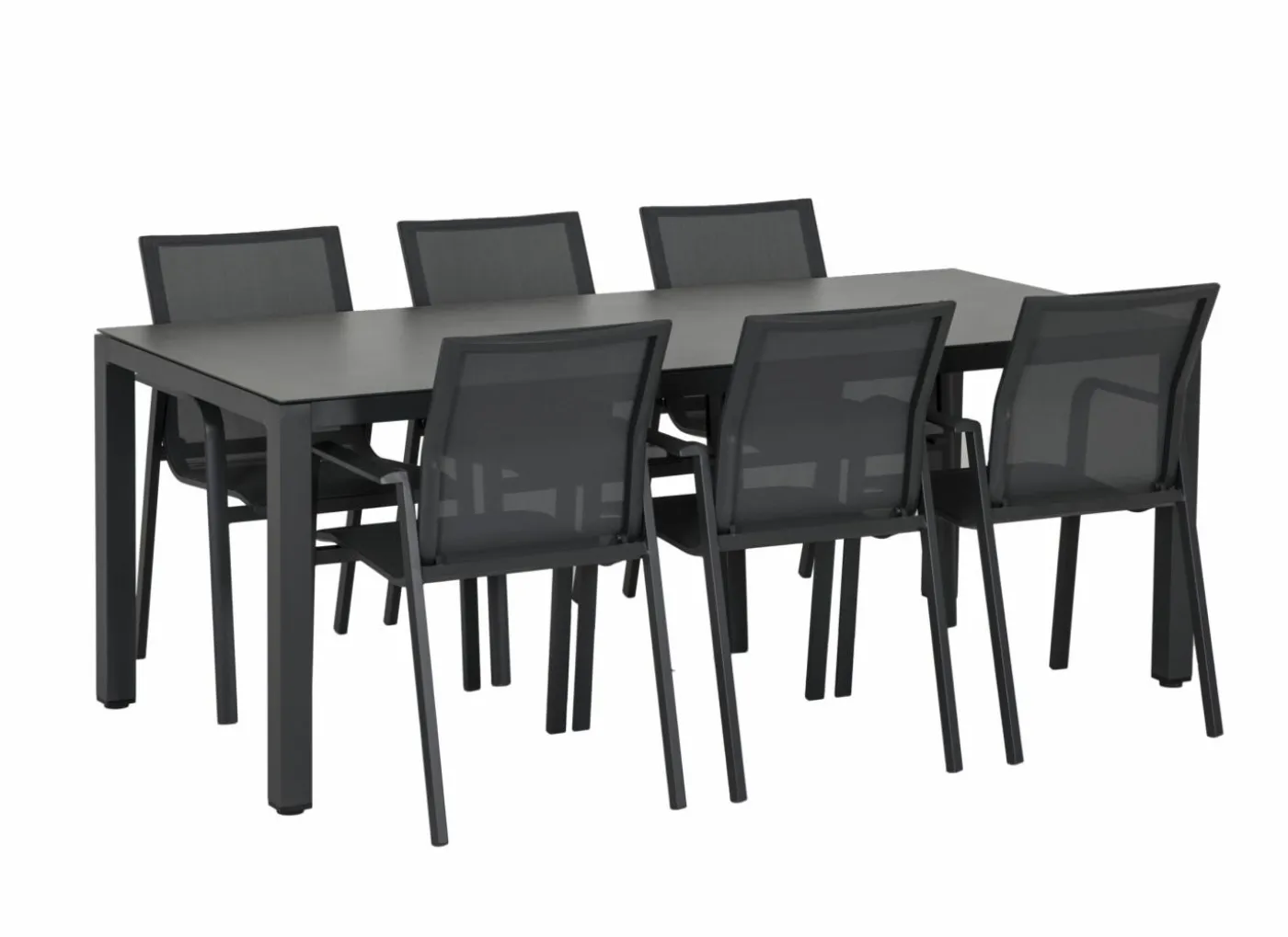 Tuinset Breeze 200x90cm met 6 tuinstoelen Party