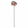 Tuinsteker Lieveheersbeestje H38cm - metaal - roest