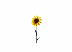 Tuinsteker Sunnie H58cm - ijzer - geel/groen