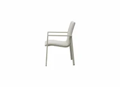 Tuinstoel Cardamom 61x57x85cm - aluminium - greige