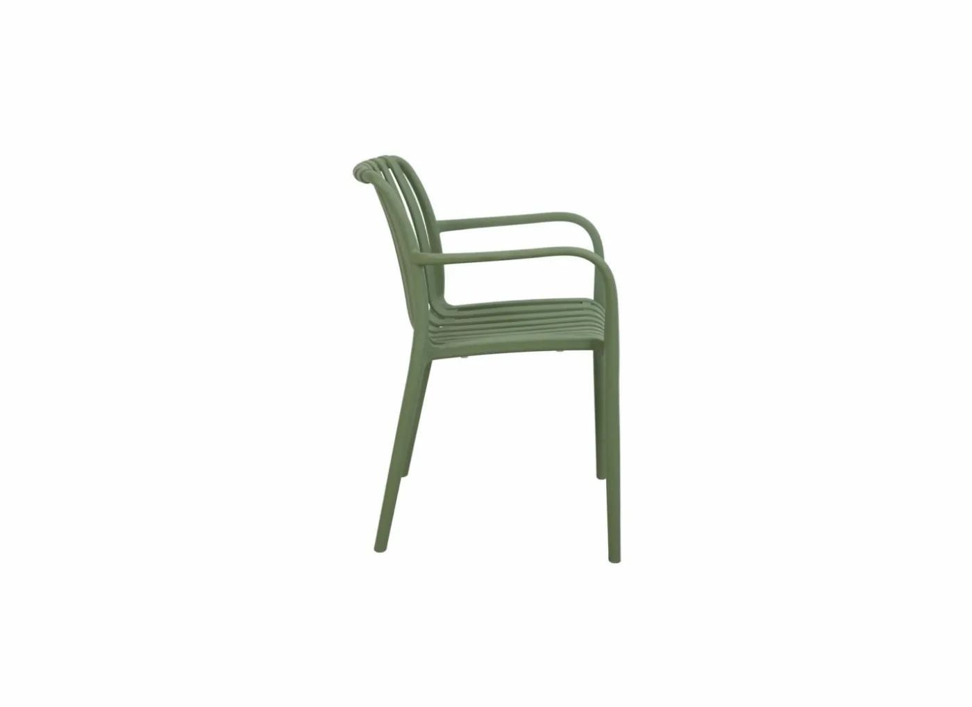 Tuinstoel Cute 46x58x81cm - kunststof - groen