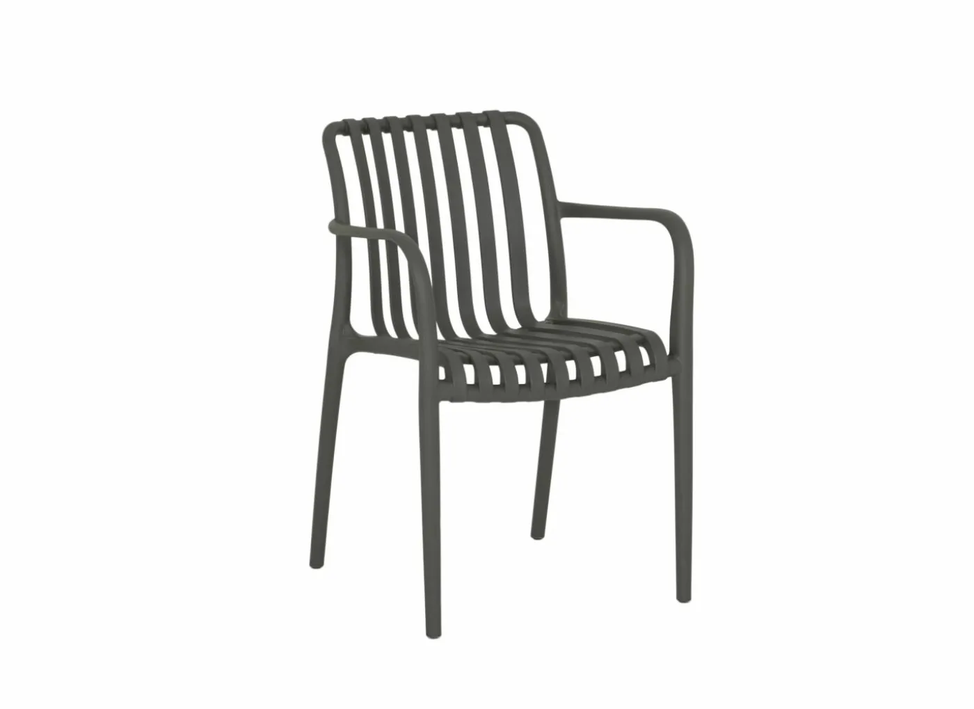 Tuinstoel Cute 46x58x81cm - kunststof - grijs