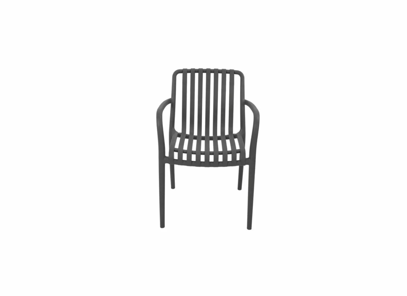 Tuinstoel Cute 46x58x81cm - kunststof - grijs