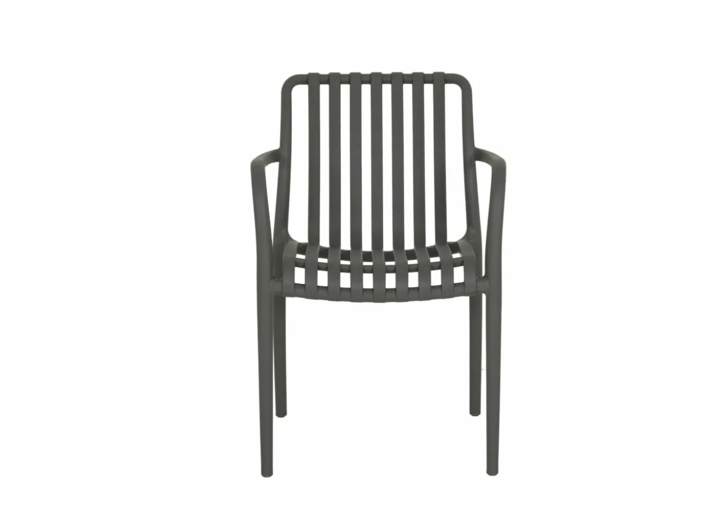 Tuinstoel Cute 46x58x81cm - kunststof - grijs