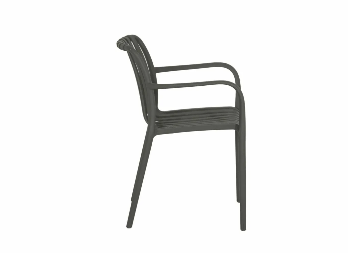 Tuinstoel Cute 46x58x81cm - kunststof - grijs