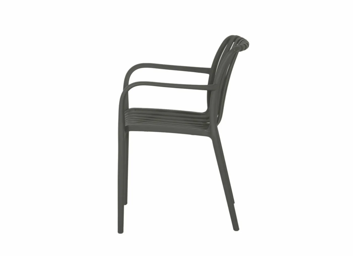 Tuinstoel Cute 46x58x81cm - kunststof - grijs