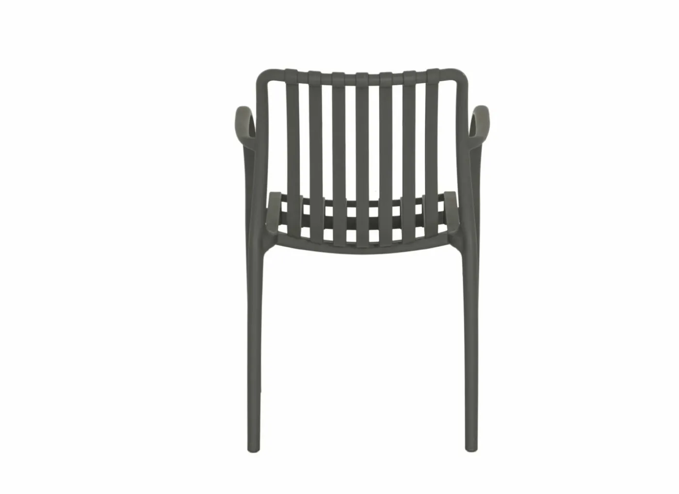 Tuinstoel Cute 46x58x81cm - kunststof - grijs