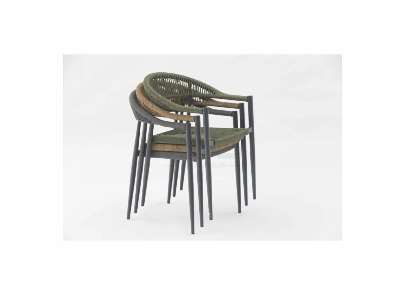 Tuinstoel Guava aluminium beige