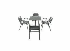 Tuintafel Lush 70x70x72cm - aluminium - antraciet