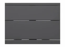 Tuintafel Shore Ø90cm - aluminium - antraciet