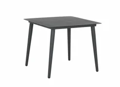 Tuintafel Shore 90x90cm aluminium antraciet