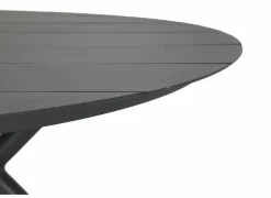 Tuintafel Shore Ø126,5x75cm aluminium antraciet