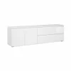 Tv-meubel Capetown 180cm - melamine - wit