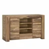 Tv-meubel Carbone 150cm - sheesham massief & decor - naturel