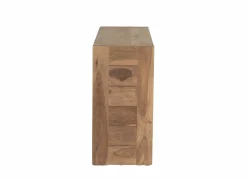 Tv-meubel Carbone 150cm - sheesham massief & decor - naturel