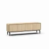 Tv-meubel 215cm - melamine - brushed sand oak nature